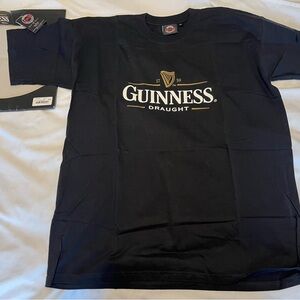 Guinness Draught Black Logo Men's T-Shirt XXL NWT and packaged authentic